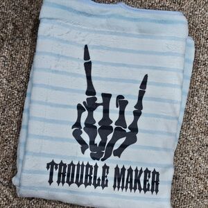 TROUBLE MAKER Beach Towel - Cruise Towel - Resort Towel - Pool - Bath